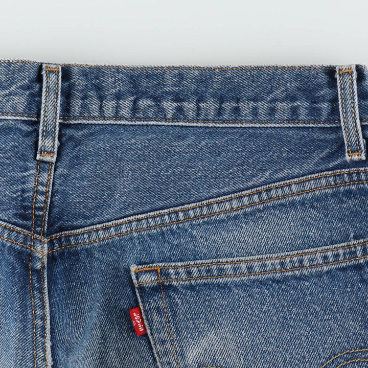 Levi's 505 REGULAR FIT tapered denim pants for men, size w34 cotton blue type Vintage Second Hand