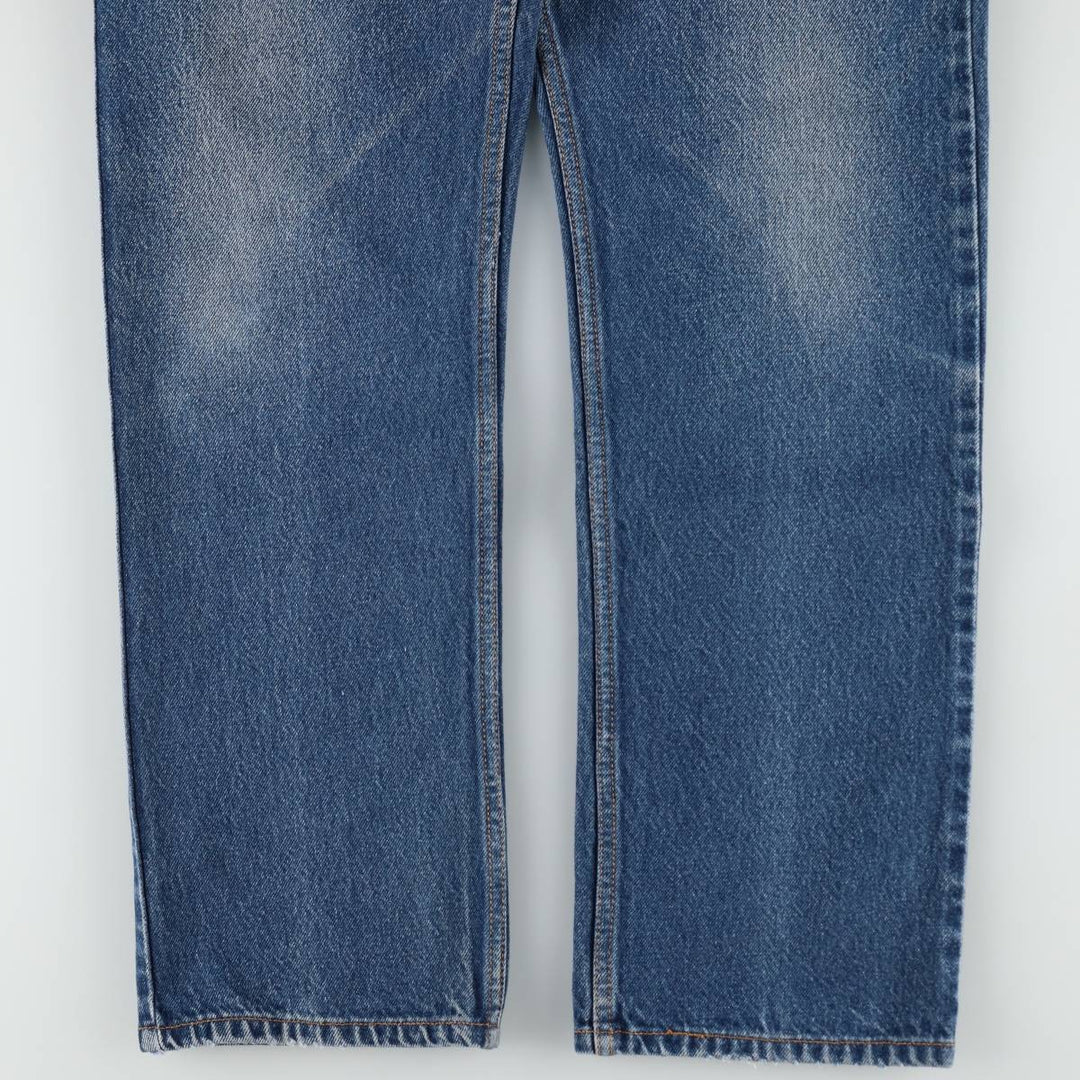 Levi's 505 REGULAR FIT tapered denim pants for men, size w34 cotton blue type Vintage Second Hand