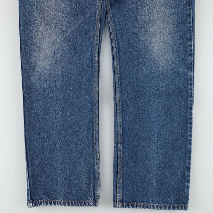 Levi's 505 REGULAR FIT tapered denim pants for men, size w34 cotton blue type Vintage Second Hand