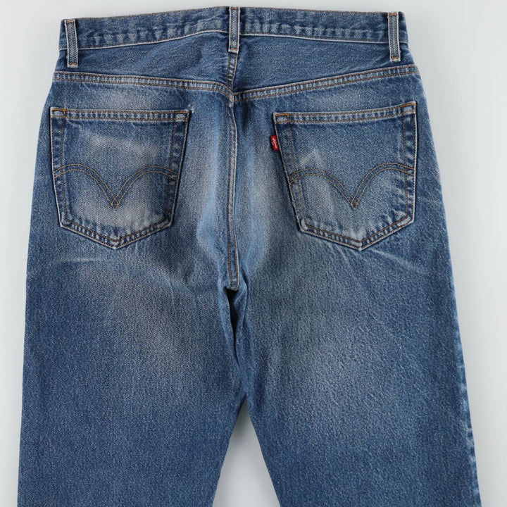 Levi's 505 REGULAR FIT tapered denim pants for men, size w34 cotton blue type Vintage Second Hand