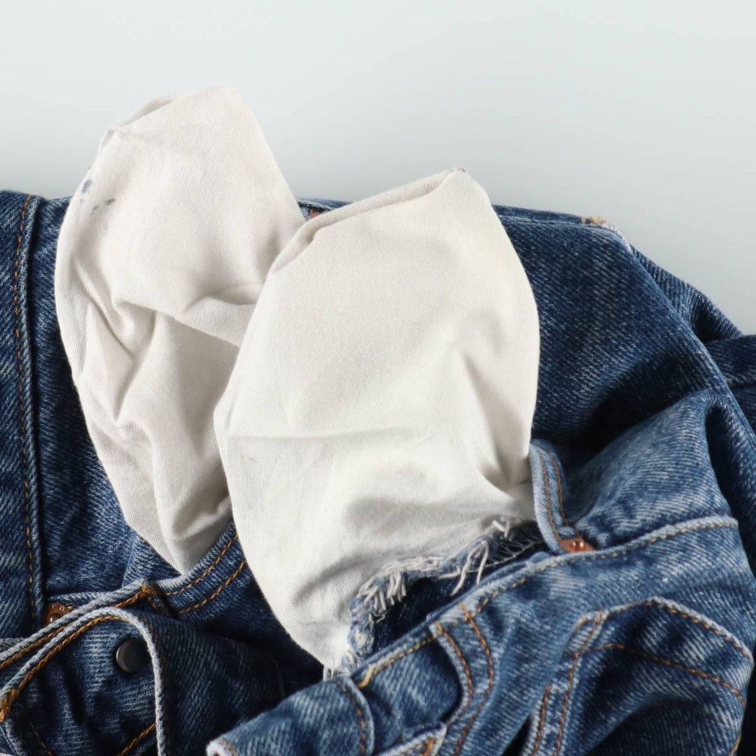 Levi's 505 REGULAR FIT tapered denim pants for men, size w34 cotton blue type Vintage Second Hand
