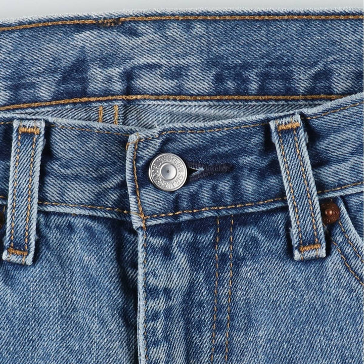 Levi's 505 tapered denim pants for men, size w37 unclear blue type Vintage Second Hand