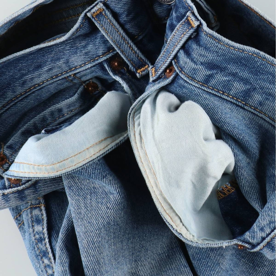 Levi's 505 tapered denim pants for men, size w37 unclear blue type Vintage Second Hand