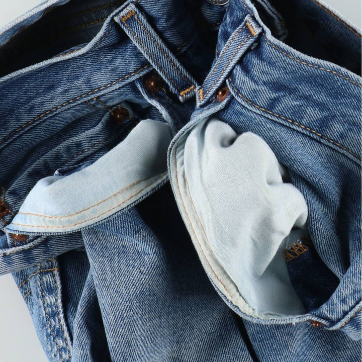 Levi's 505 tapered denim pants for men, size w37 unclear blue type Vintage Second Hand