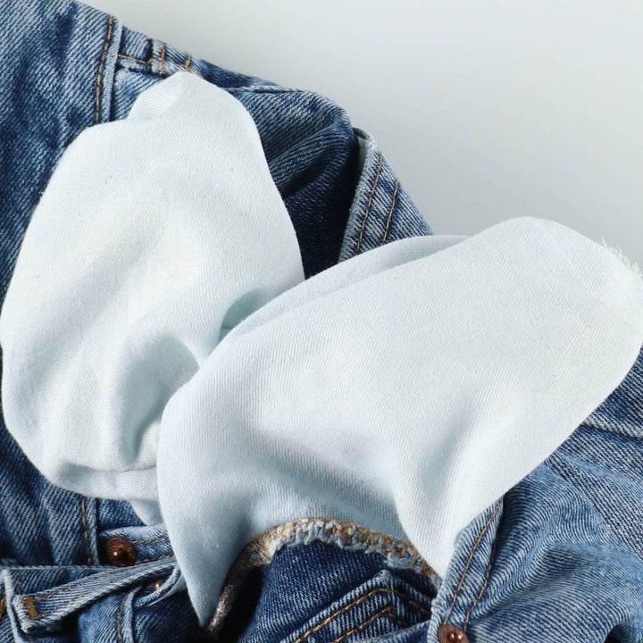 Levi's 505 tapered denim pants for men, size w37 unclear blue type Vintage Second Hand