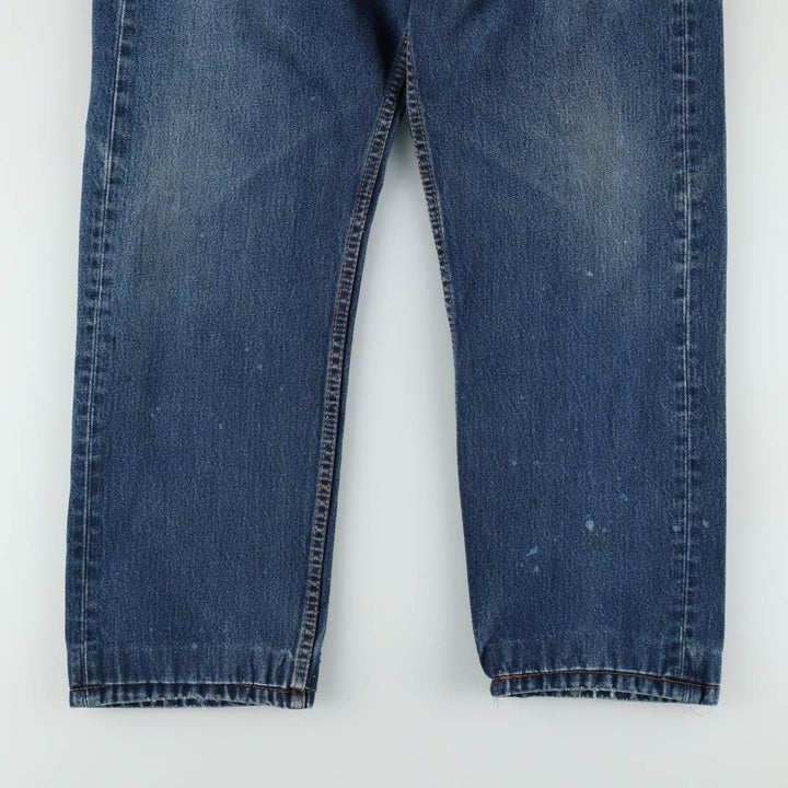 Levi's 505 tapered denim pants for men, size w37 cotton blue type Vintage Second Hand