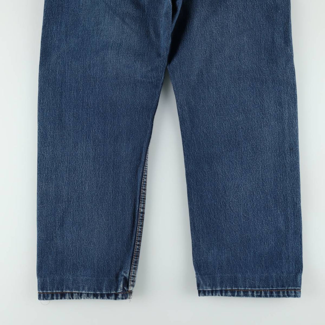 Levi's 505 tapered denim pants for men, size w37 cotton blue type Vintage Second Hand