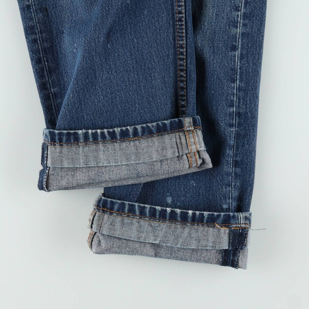 Levi's 505 tapered denim pants for men, size w37 cotton blue type Vintage Second Hand