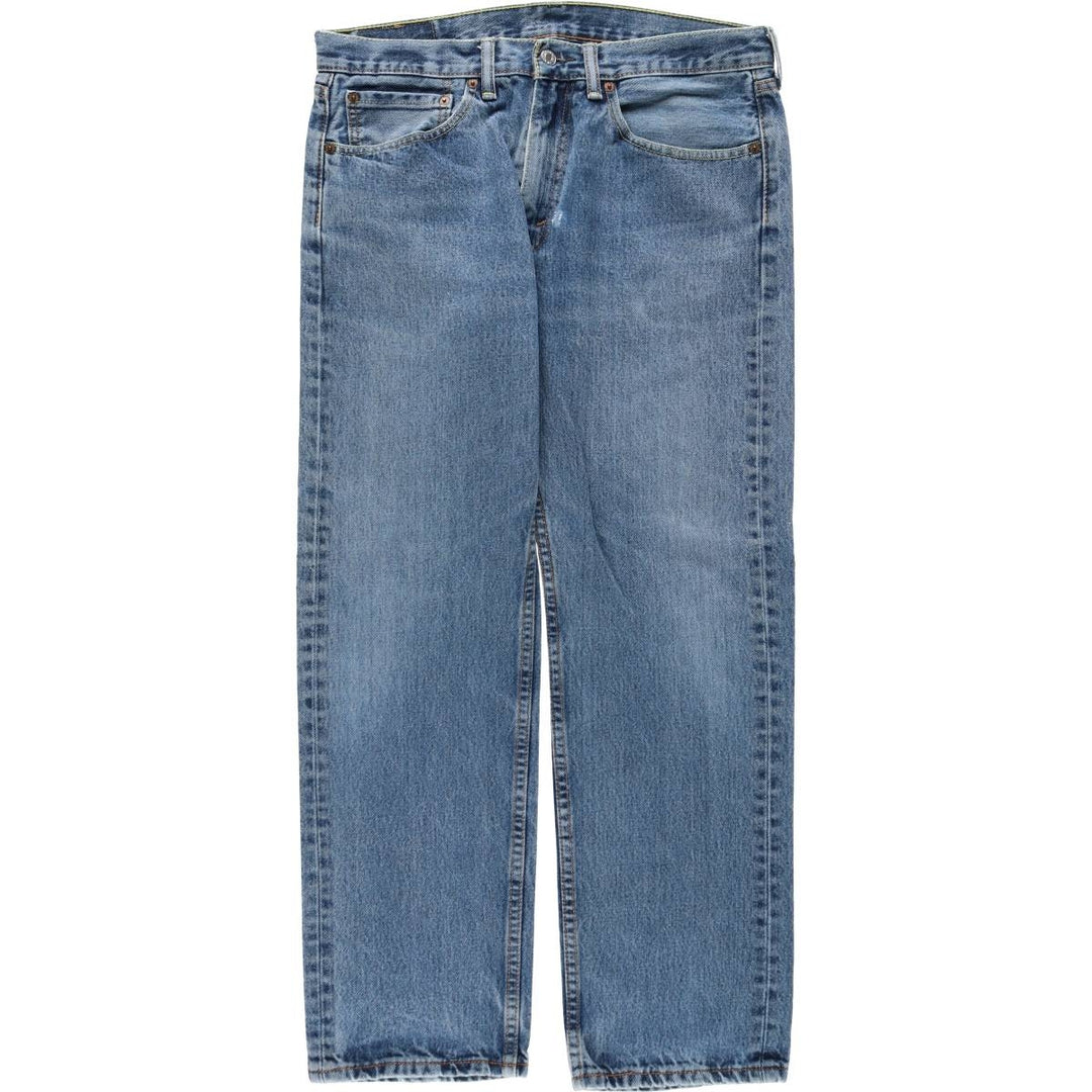 Levi's 505 tapered denim pants for men, equivalent to w35 cotton blue type Vintage Second Hand