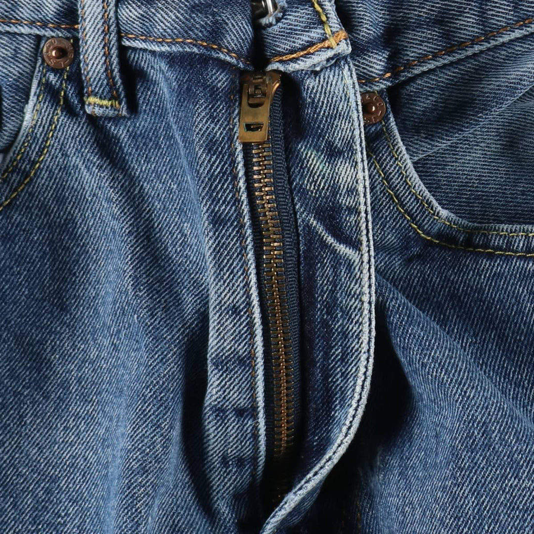 Levi's 505 tapered denim pants for men, equivalent to w35 cotton blue type Vintage Second Hand