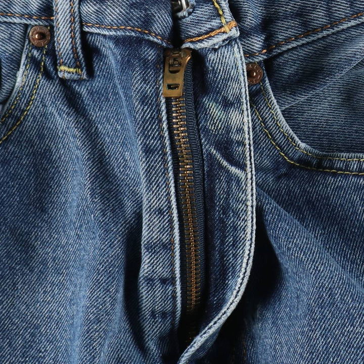 Levi's 505 tapered denim pants for men, equivalent to w35 cotton blue type Vintage Second Hand