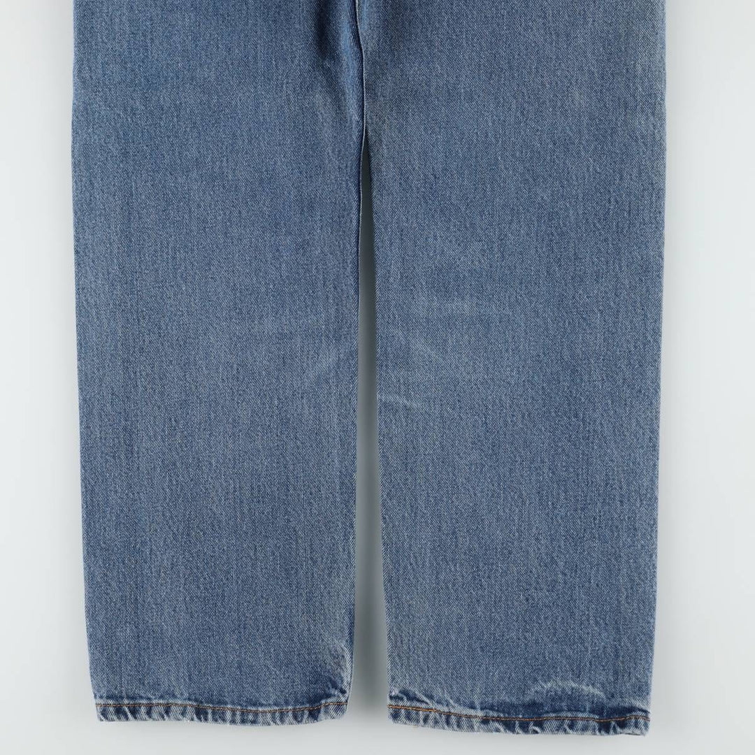 Levi's 505 tapered denim pants for men, equivalent to w35 cotton blue type Vintage Second Hand