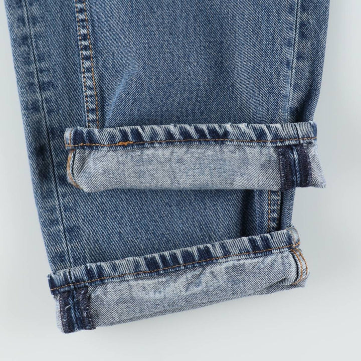 Levi's 505 tapered denim pants for men, equivalent to w35 cotton blue type Vintage Second Hand