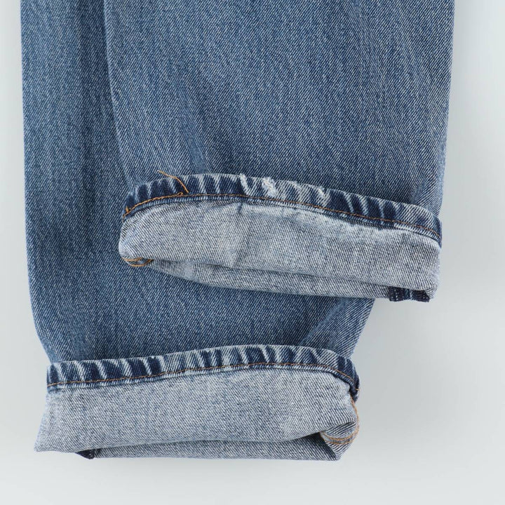 Levi's 505 tapered denim pants for men, equivalent to w35 cotton blue type Vintage Second Hand