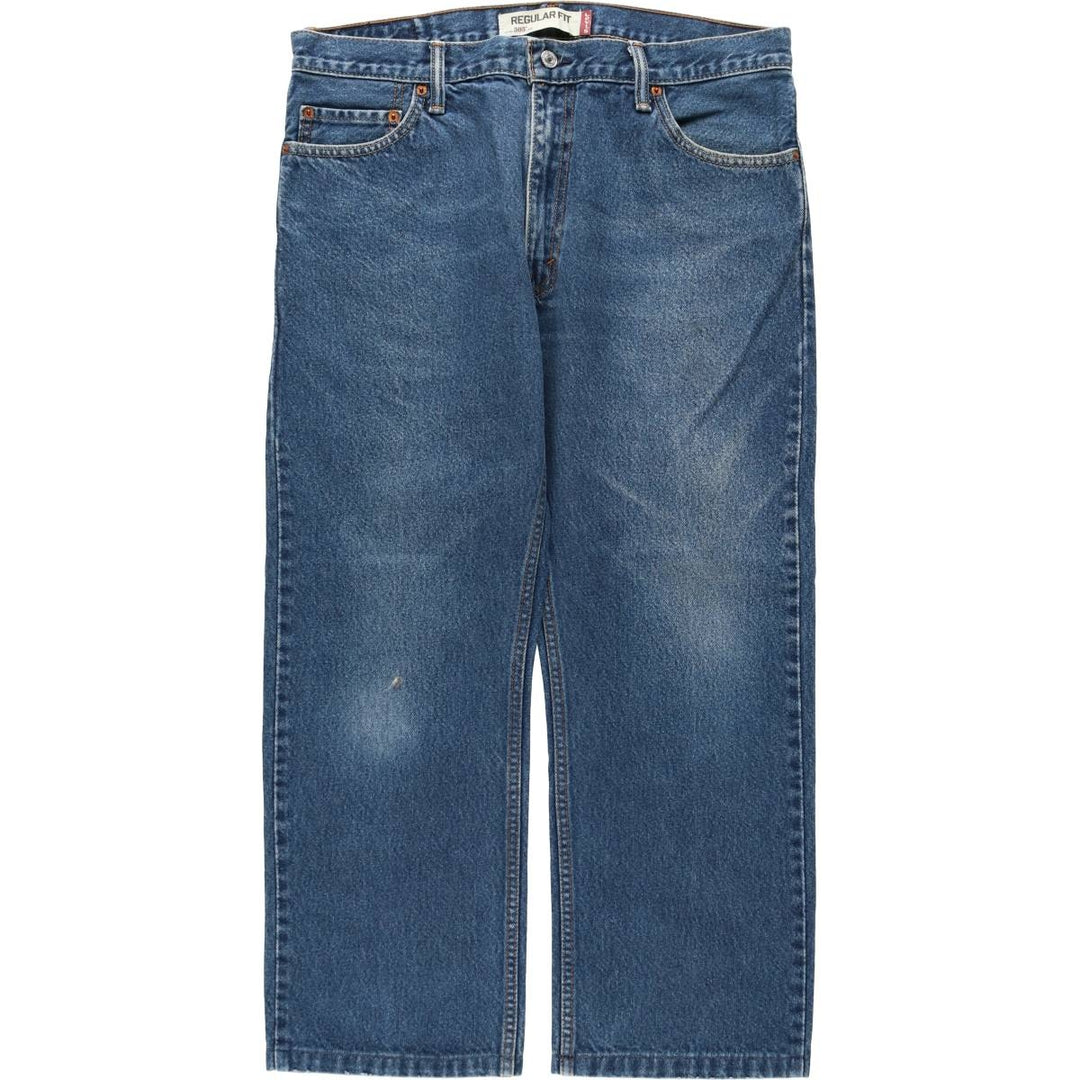 Levi's 505 Regular Fit Straight Fit Tapered Denim Pants, Men's Size W38 (approx.) cotton blue type Vintage Second Hand