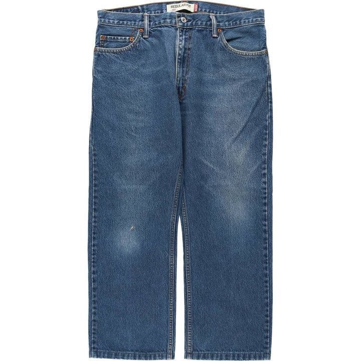 Levi's 505 Regular Fit Straight Fit Tapered Denim Pants, Men's Size W38 (approx.) cotton blue type Vintage Second Hand
