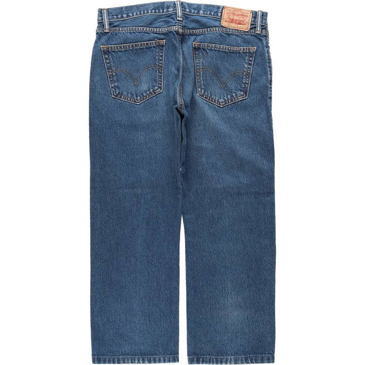 Levi's 505 Regular Fit Straight Fit Tapered Denim Pants, Men's Size W38 (approx.) cotton blue type Vintage Second Hand