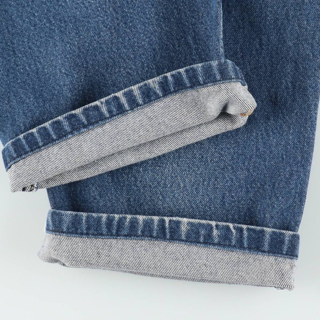 Levi's 505 Regular Fit Straight Fit Tapered Denim Pants, Men's Size W38 (approx.) cotton blue type Vintage Second Hand
