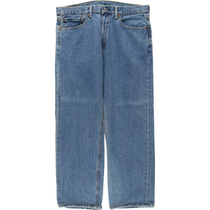 Levi's 505 tapered denim pants for men, size w37 cotton blue type Vintage Second Hand
