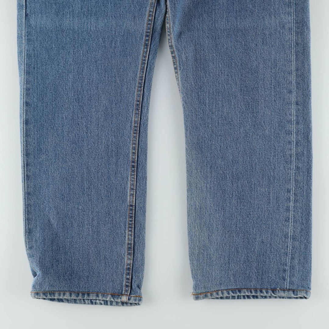 Levi's 505 tapered denim pants for men, size w37 cotton blue type Vintage Second Hand