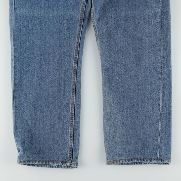 Levi's 505 tapered denim pants for men, size w37 cotton blue type Vintage Second Hand