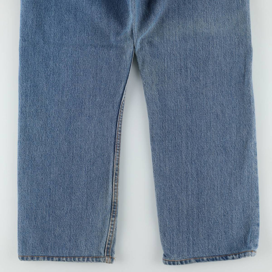 Levi's 505 tapered denim pants for men, size w37 cotton blue type Vintage Second Hand