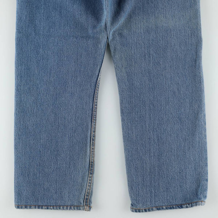 Levi's 505 tapered denim pants for men, size w37 cotton blue type Vintage Second Hand