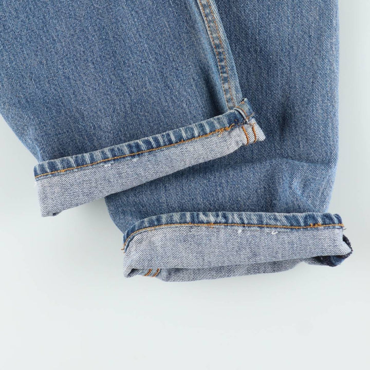 Levi's 505 tapered denim pants for men, size w37 cotton blue type Vintage Second Hand