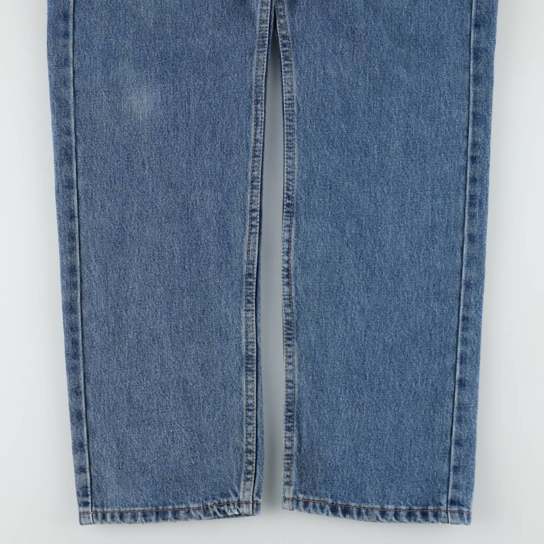 Levi's 505 tapered denim pants for men, size w36 cotton blue type Vintage Second Hand