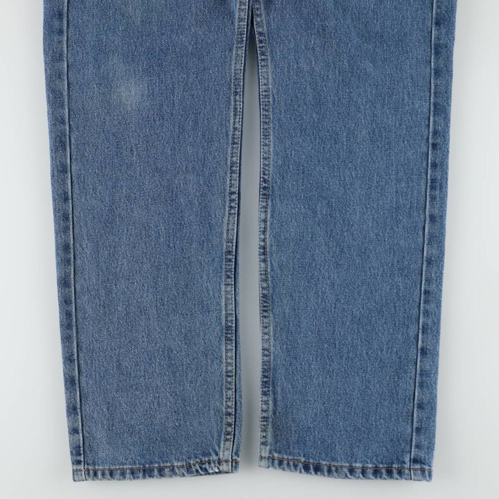 Levi's 505 tapered denim pants for men, size w36 cotton blue type Vintage Second Hand