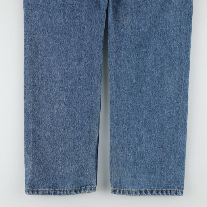 Levi's 505 tapered denim pants for men, size w36 cotton blue type Vintage Second Hand