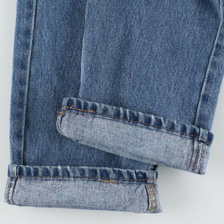 Levi's 505 tapered denim pants for men, size w36 cotton blue type Vintage Second Hand