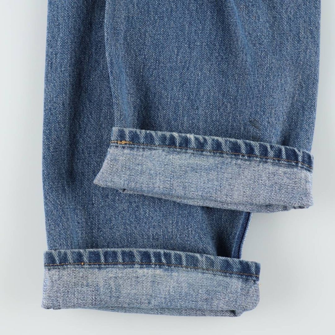 Levi's 505 tapered denim pants for men, size w36 cotton blue type Vintage Second Hand