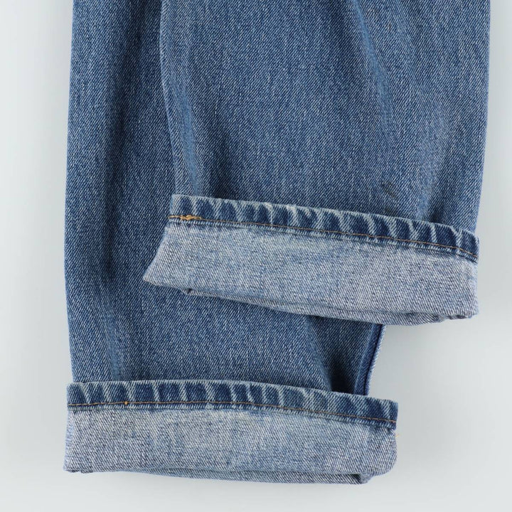 Levi's 505 tapered denim pants for men, size w36 cotton blue type Vintage Second Hand