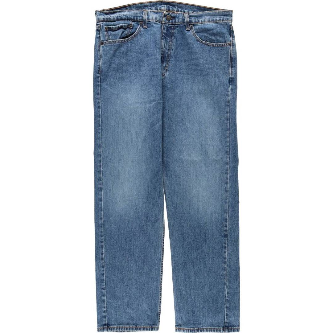 Levi's 505 tapered denim pants for men, size w36 cotton blue type Vintage Second Hand