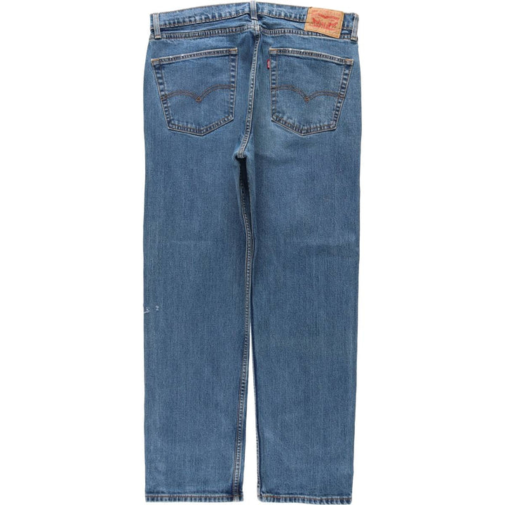 Levi's 505 tapered denim pants for men, size w36 cotton blue type Vintage Second Hand