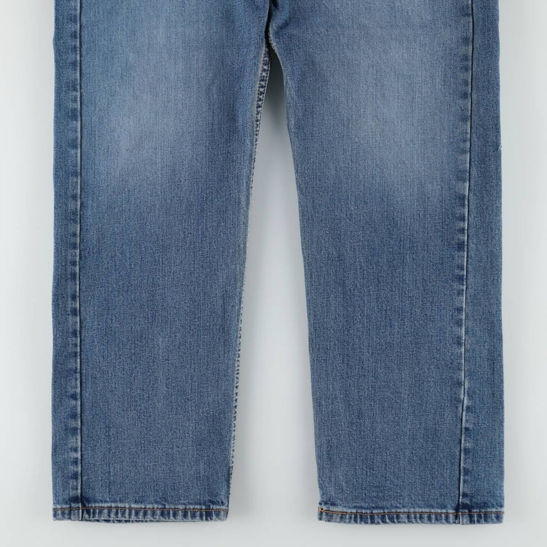 Levi's 505 tapered denim pants for men, size w36 cotton blue type Vintage Second Hand