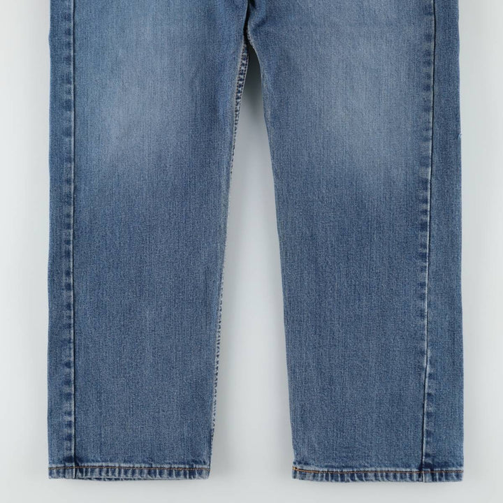 Levi's 505 tapered denim pants for men, size w36 cotton blue type Vintage Second Hand