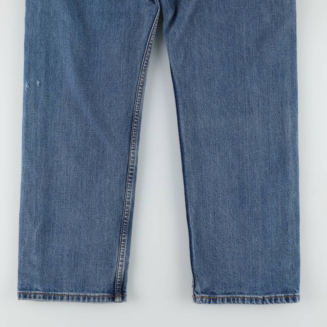 Levi's 505 tapered denim pants for men, size w36 cotton blue type Vintage Second Hand