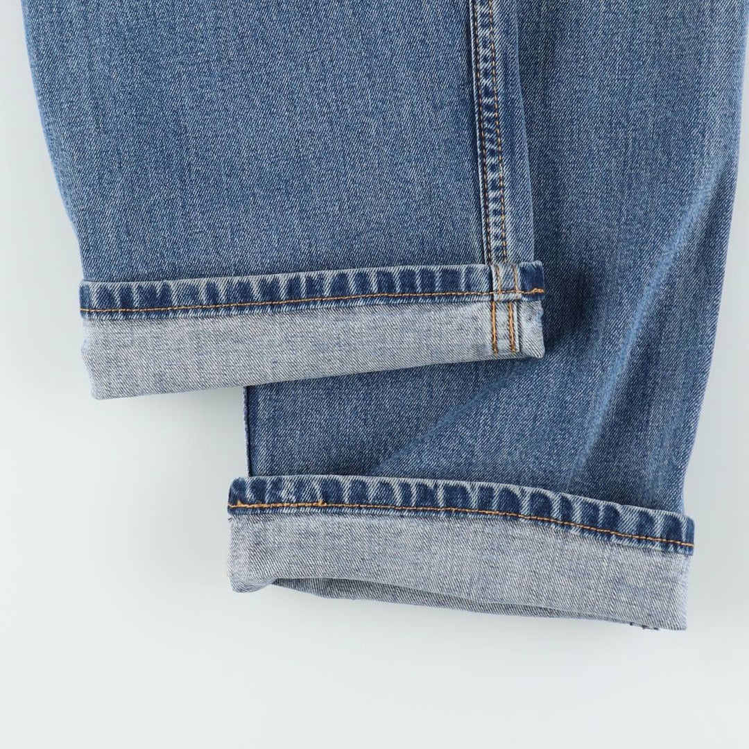 Levi's 505 tapered denim pants for men, size w36 cotton blue type Vintage Second Hand