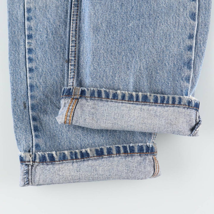 Levi's 505 tapered denim pants for men, size W34 cotton Blue type light blue Vintage Second Hand