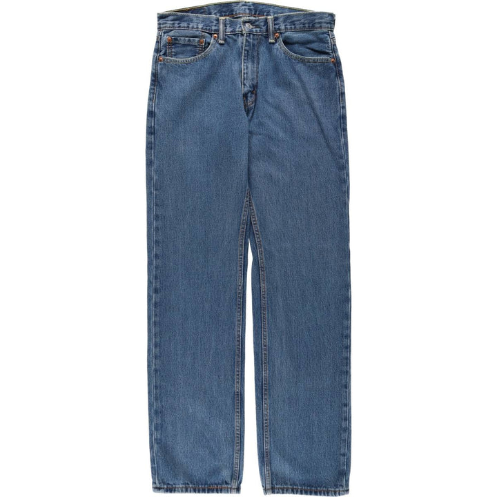 Levi's 505 tapered denim pants for men, equivalent to w32 cotton blue type Vintage Second Hand