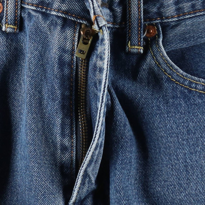 Levi's 505 tapered denim pants for men, equivalent to w32 cotton blue type Vintage Second Hand