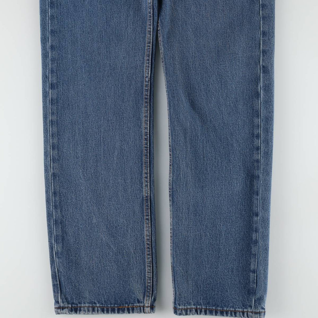 Levi's 505 tapered denim pants for men, equivalent to w32 cotton blue type Vintage Second Hand