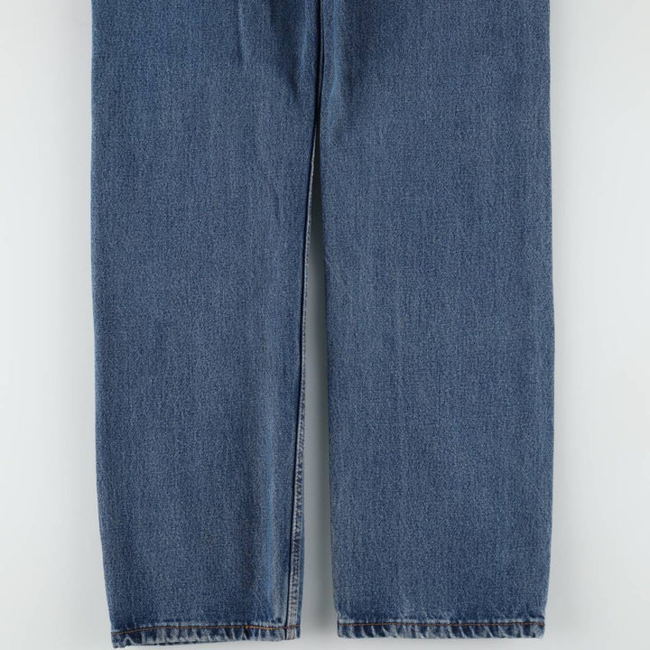 Levi's 505 tapered denim pants for men, equivalent to w32 cotton blue type Vintage Second Hand