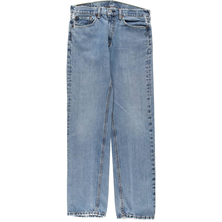 Levi's 505 tapered denim pants for men, size W34 cotton Blue type light blue Vintage Second Hand