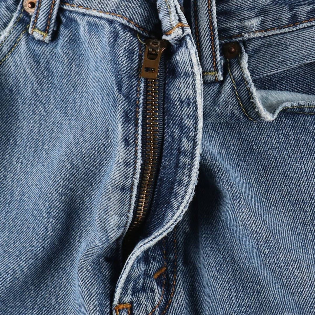 Levi's 505 tapered denim pants for men, size W34 cotton Blue type light blue Vintage Second Hand