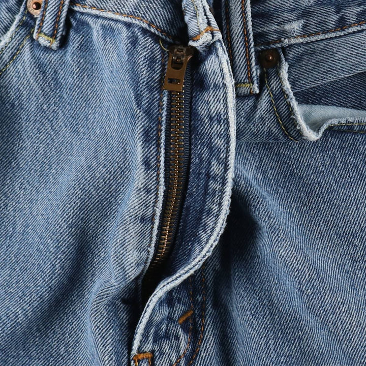 Levi's 505 tapered denim pants for men, size W34 cotton Blue type light blue Vintage Second Hand