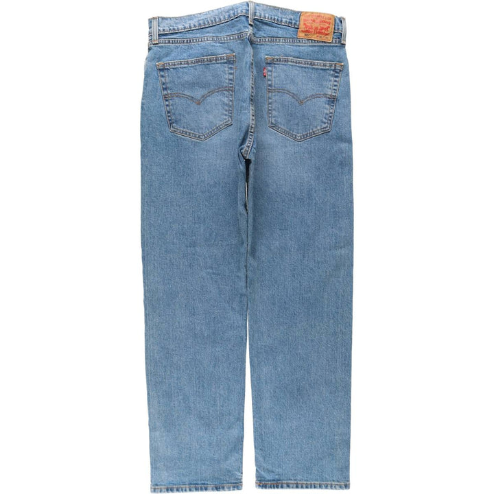 Levi's 505 tapered denim pants for men, size w36 cotton Blue type light blue Vintage Second Hand