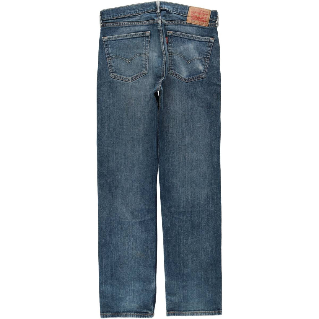 Levi's 505 tapered denim pants for men, size W34 cotton blue type Vintage Second Hand